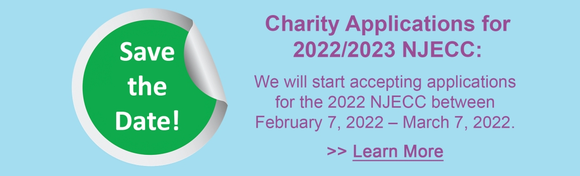 Charity applications for the 2022-2023 NJECC