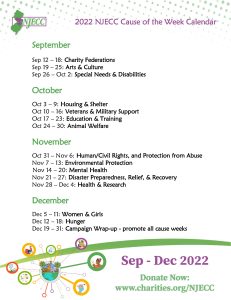 Cause Week Calendar